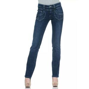 Ungaro Fever Blue Cotton Women Women's Jeans